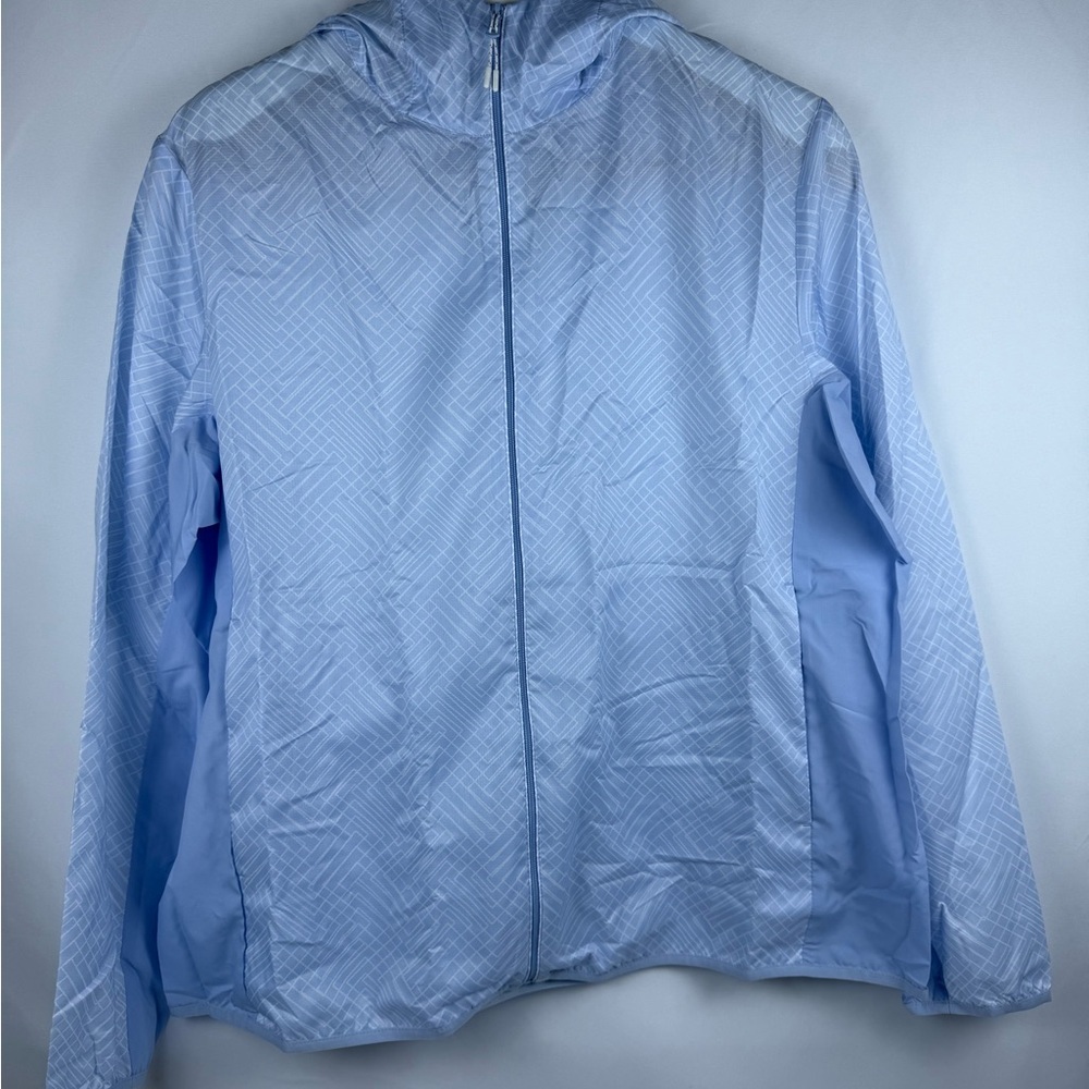 NWOT: Uniqlo Sky Blue Pocketable Parka - Picture 3 of 7